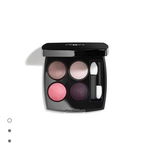 CHANEL Black and Gold Eyeshadow Quad Compact